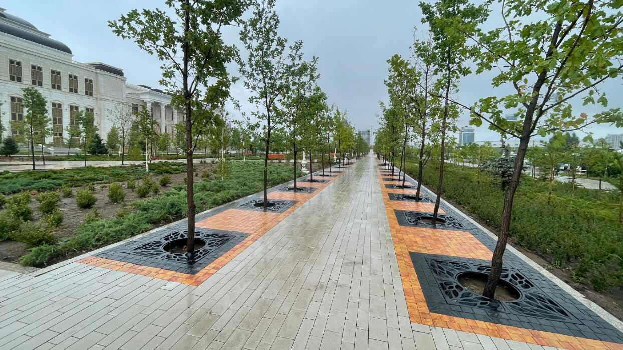 Приствольная решетка для дерева ZKING CRUST 1.2х1.2м Черная в Нефтеюганске фото