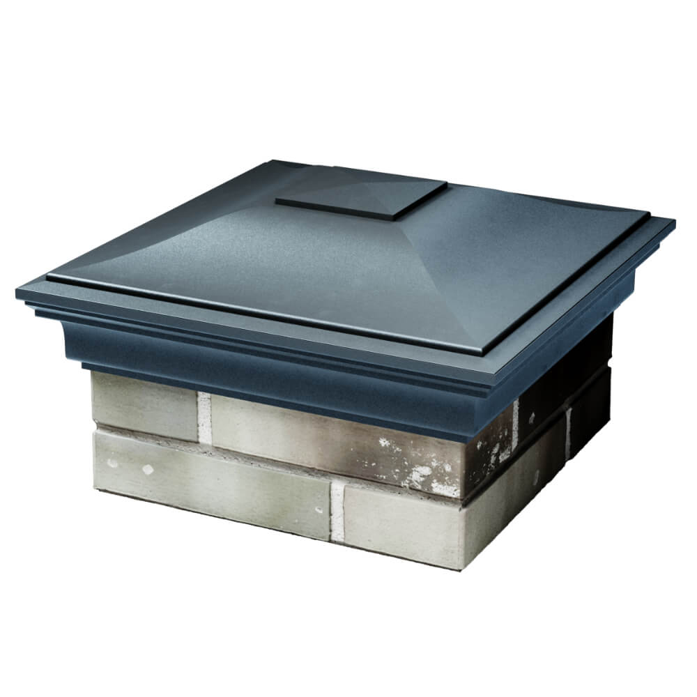 Колпак Zking Монблан Серый на столб 1.5х1.5 кирпича (385х385мм) в Нефтеюганске фото