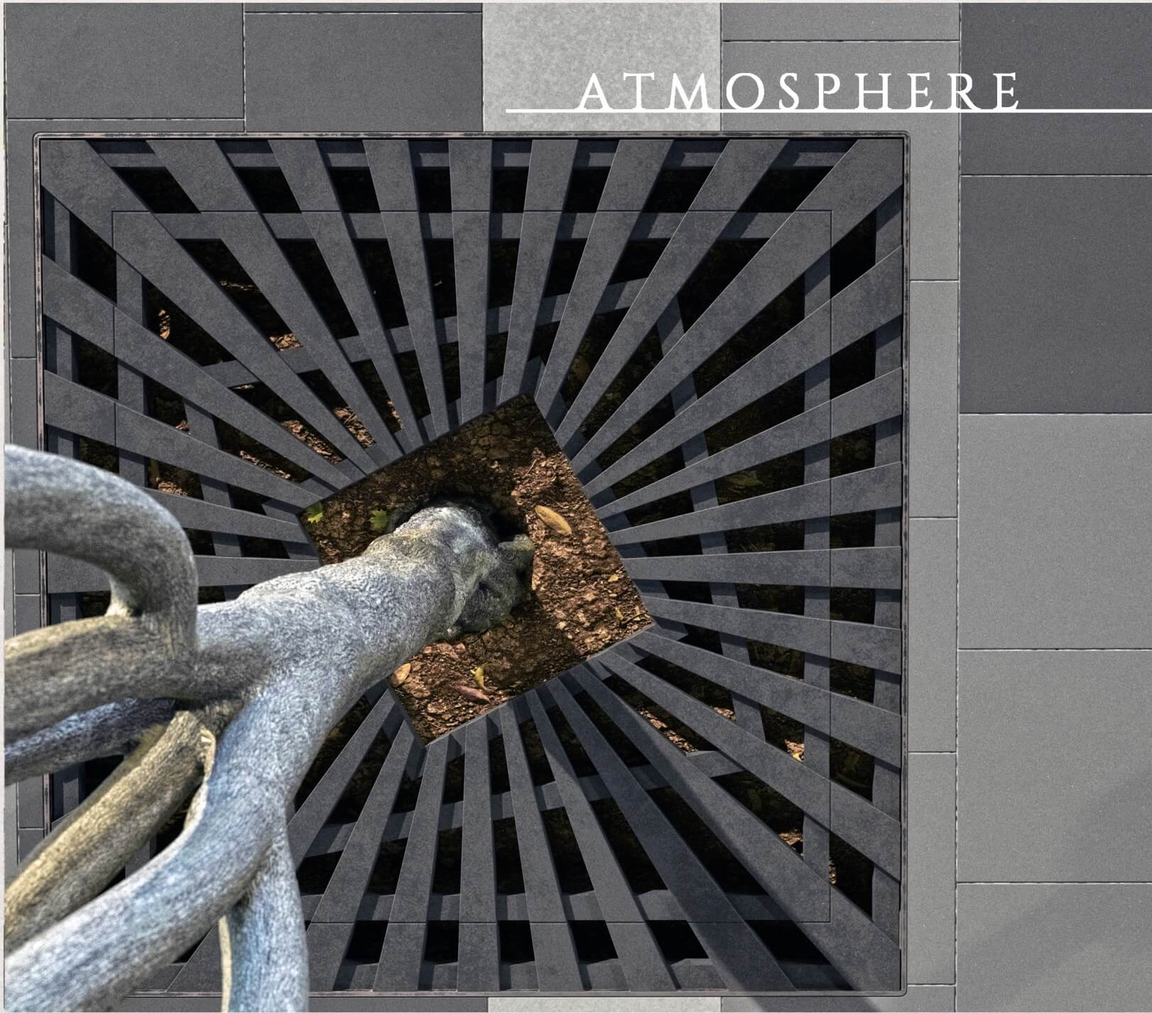 Приствольная решетка для дерева ZKING ATMOSPHERE 1.2х1.2м Черная в Нефтеюганске фото