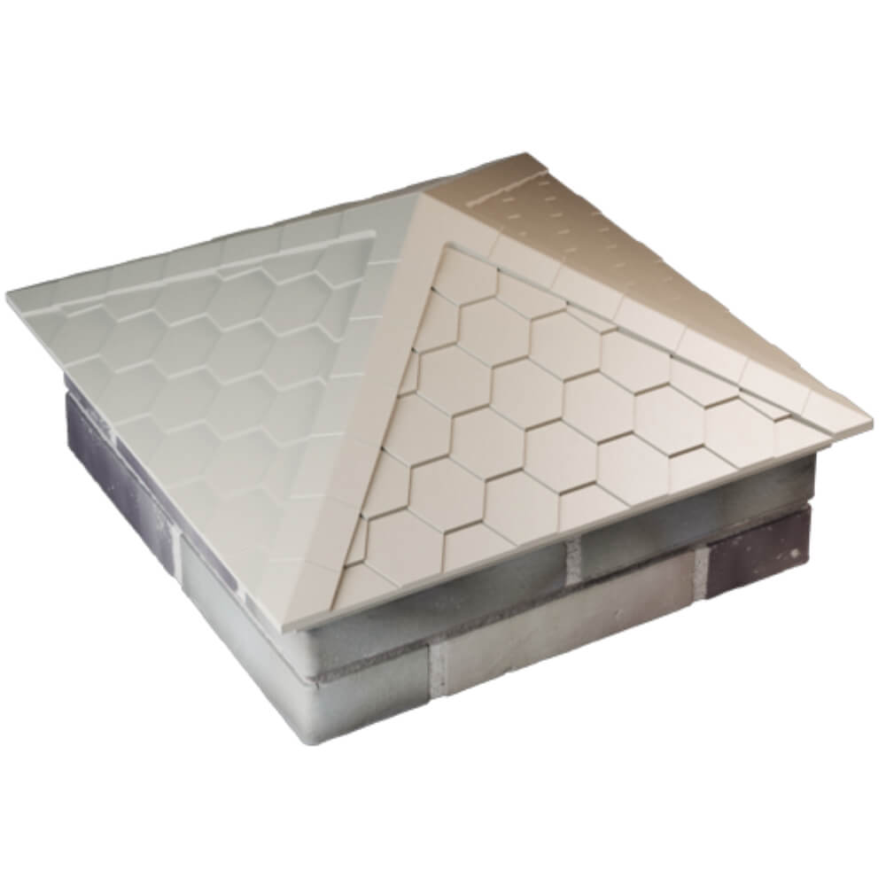 Колпак Zking Эверест Бежевый на столб 2х2 кирпича (535х535мм) Нефтеюганск фото