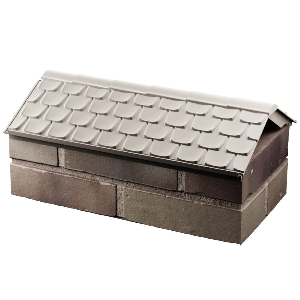 Парапет Zking Эльбрус Бежевый с посадкой на 1 кирпич (255мм) в Нефтеюганске фото