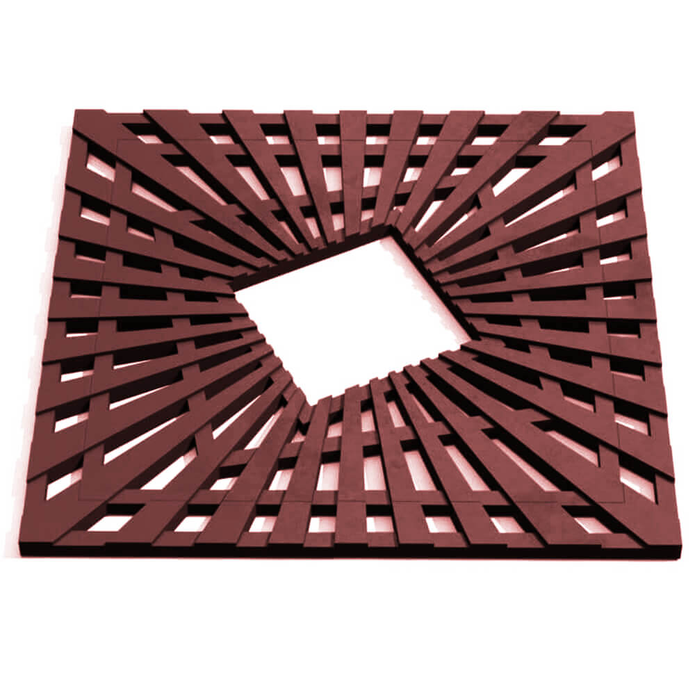 Приствольная решетка для дерева ZKING ATMOSPHERE 1.2х1.2м Коричневая Нефтеюганск фото