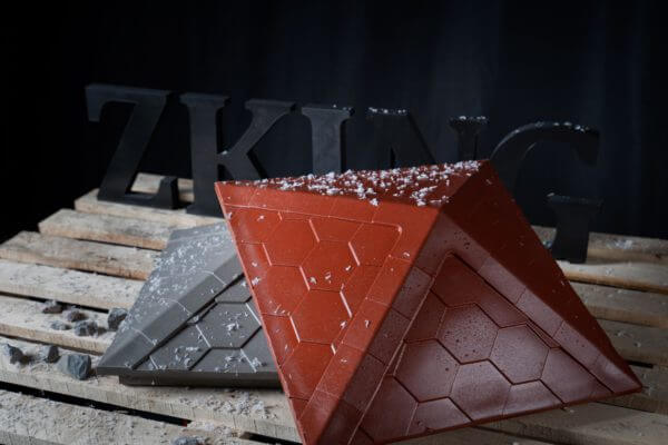 Колпак Zking Эверест Красный на столб 1.5х1.5 кирпича (390х390мм) в Нефтеюганске фото