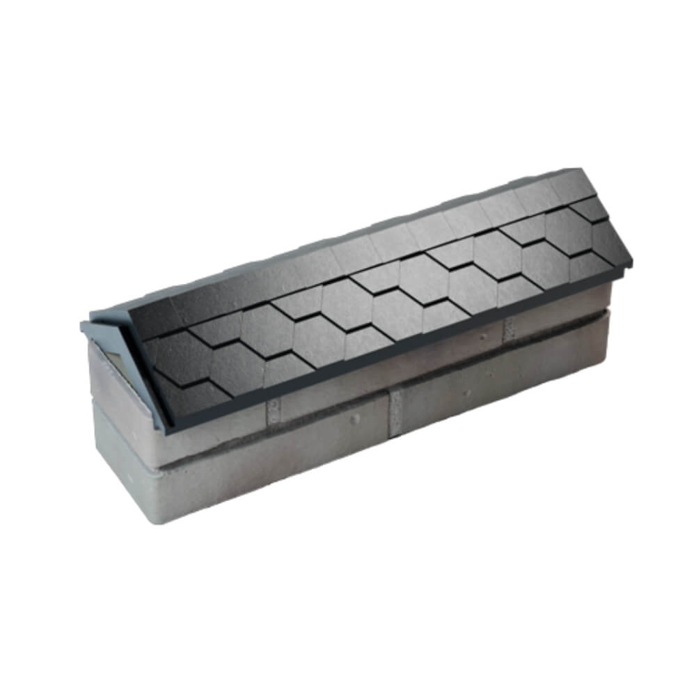 Парапет Zking Эверест Черный с посадкой на 0.5 кирпича (130мм) в Нефтеюганске фото