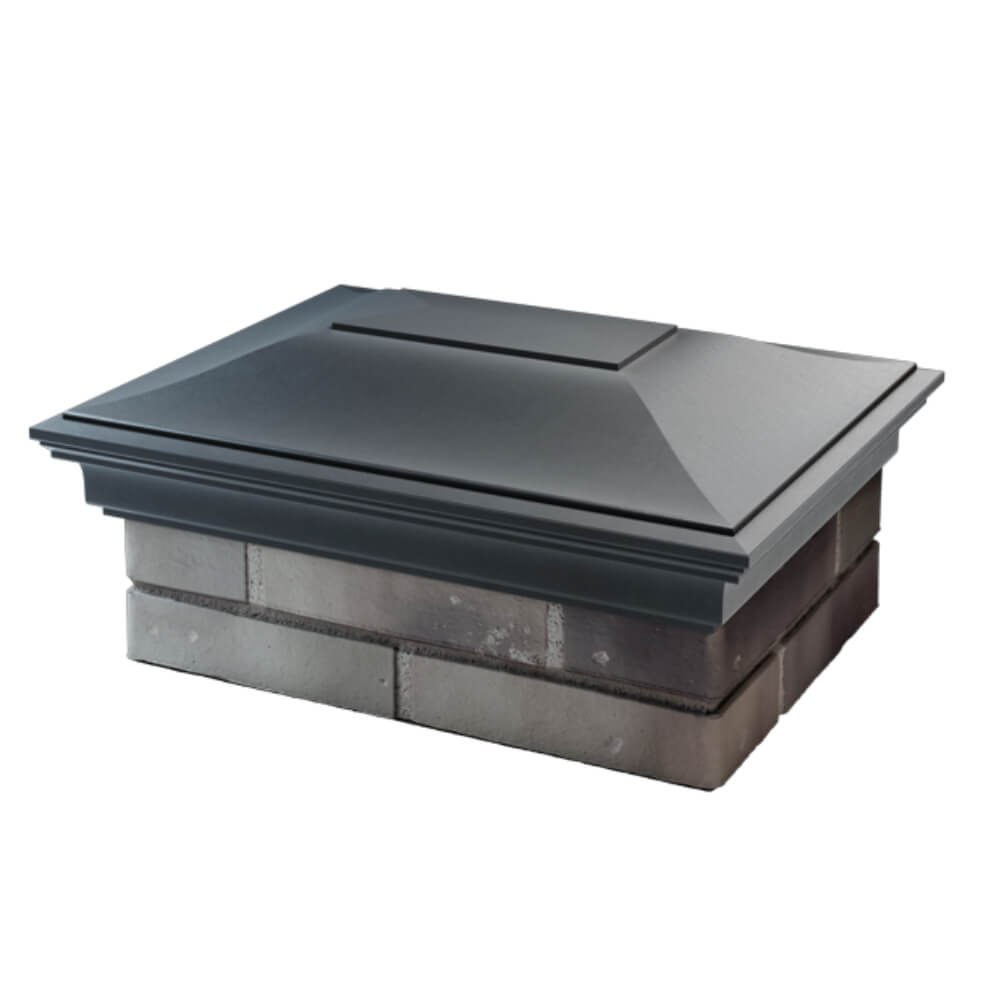 Колпак Zking Монблан Серый на столб 2х1.5 кирпича (515х385мм) в Нефтеюганске фото