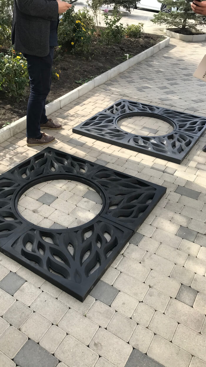 Приствольная решетка для дерева ZKING CRUST 1.2х1.2м Черная в Нефтеюганске фото