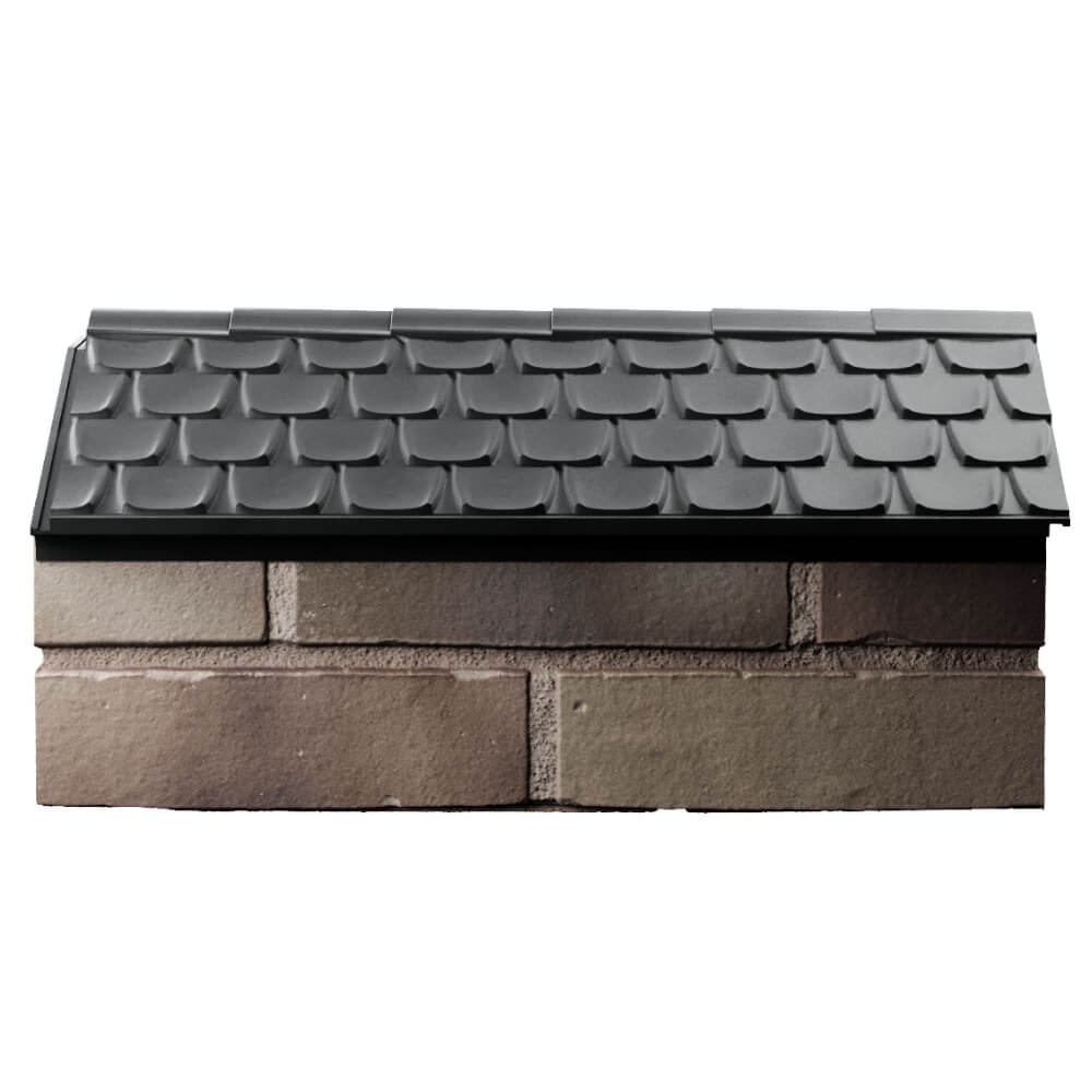 Парапет Zking Эльбрус Серый с посадкой на 1 кирпич (255мм) в Нефтеюганске фото