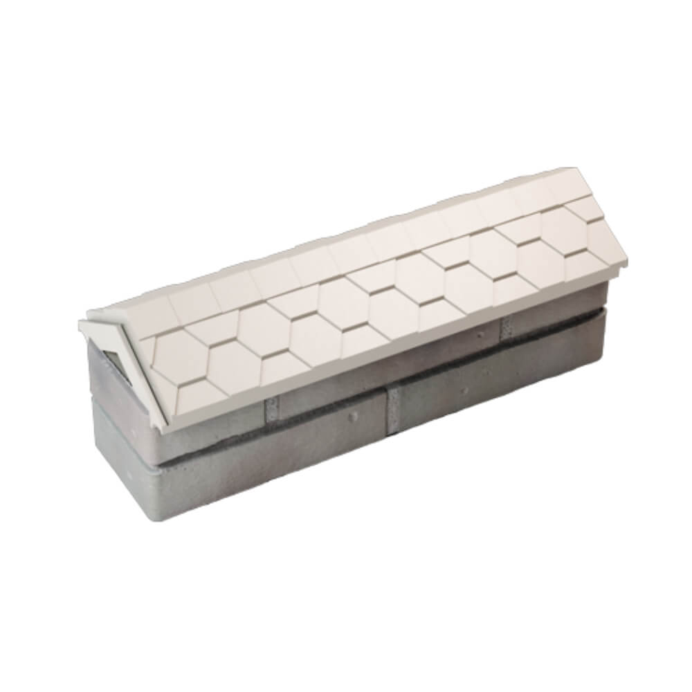 Парапет Zking Эверест Бежевый с посадкой на 0.5 кирпича (130мм) в Нефтеюганске фото