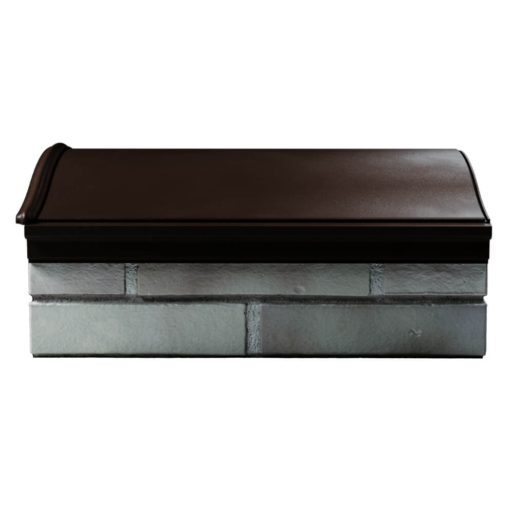 Парапет Zking Монблан Коричневый посадка на 1.5 кирпича (355/385мм) в Нефтеюганске фото