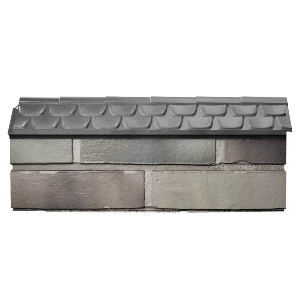 Парапет Zking Эльбрус Серый с посадкой на 0.5 кирпича (130мм) в Нефтеюганске фото