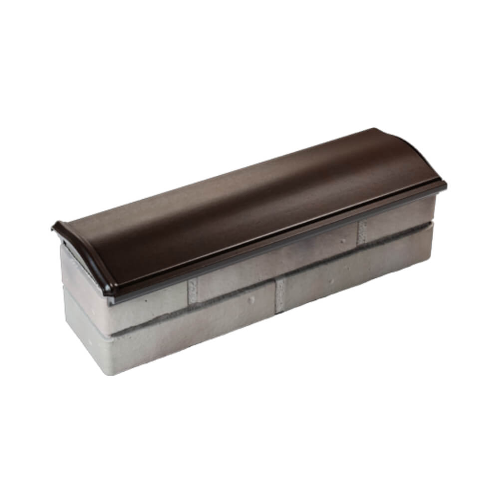 Парапет Zking Монблан Коричневый посадка на 0.5 кирпича (130мм) в Нефтеюганске фото