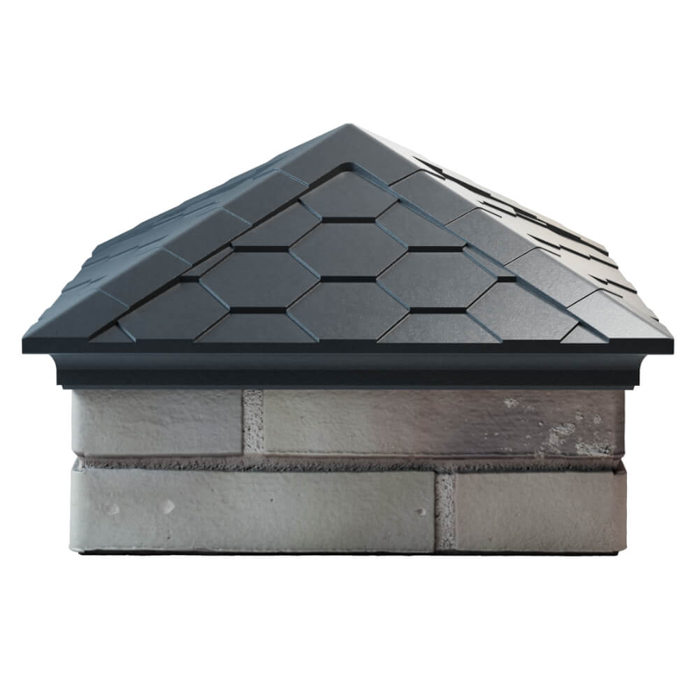 Колпак Zking Эверест Серый на столб 1.5х1.5 кирпича (390х390мм) Нефтеюганск фото