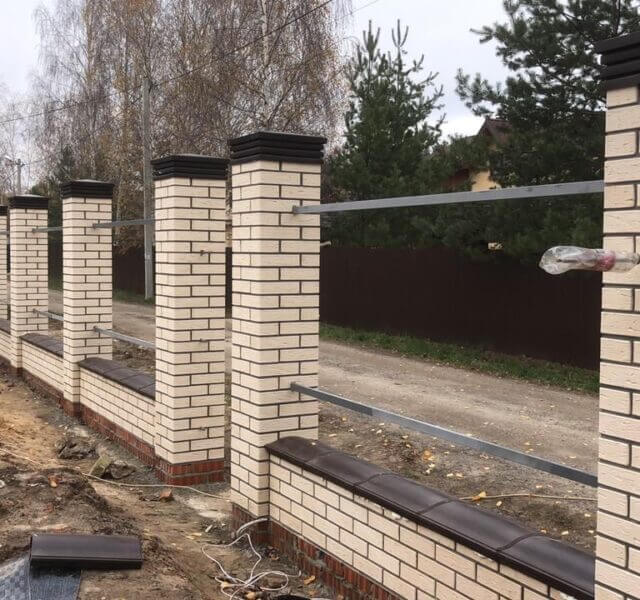 Колпак Zking Бона ХайТек Коричневый на столб 1.5х1.5 кирпича (385х385мм) в Нефтеюганске фото