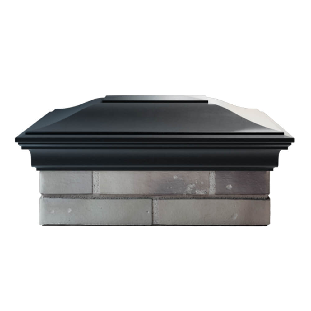 Колпак Zking Монблан Черный на столб 2х1.5 кирпича (515х385мм) в Нефтеюганске фото
