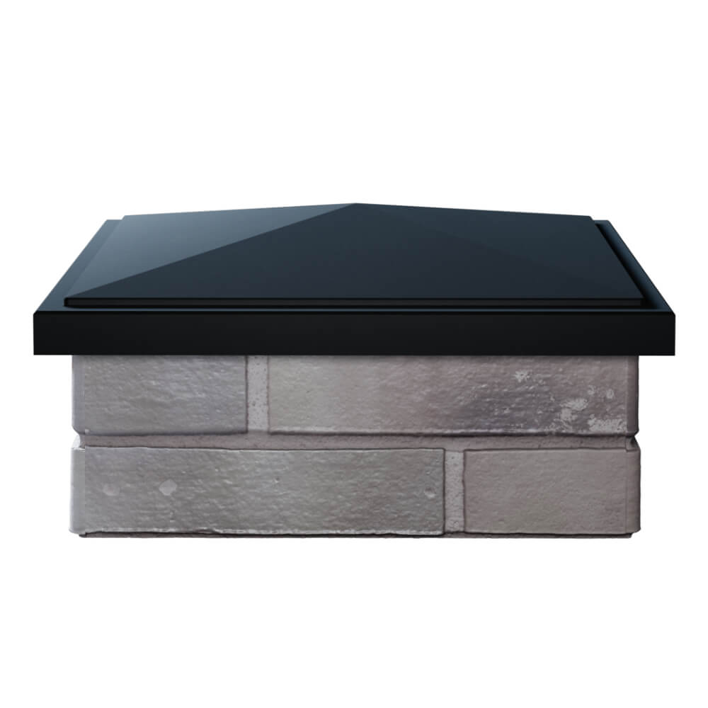 Колпак Zking БонаМоно Черный на столб 1.5х1.5 кирпича (385х385, 400х400мм) Нефтеюганск фото