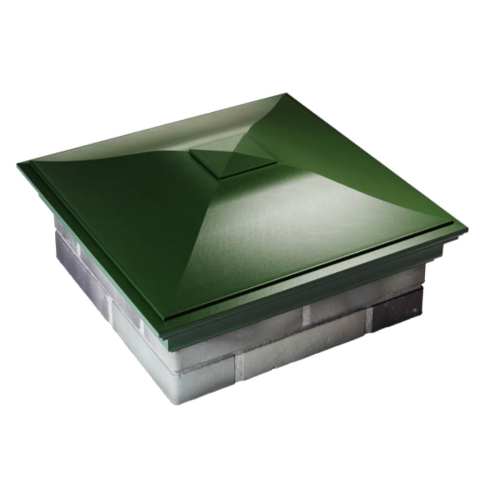 Колпак Zking Монблан Зеленый на столб 2х2 кирпича (515х515мм) Нефтеюганск фото