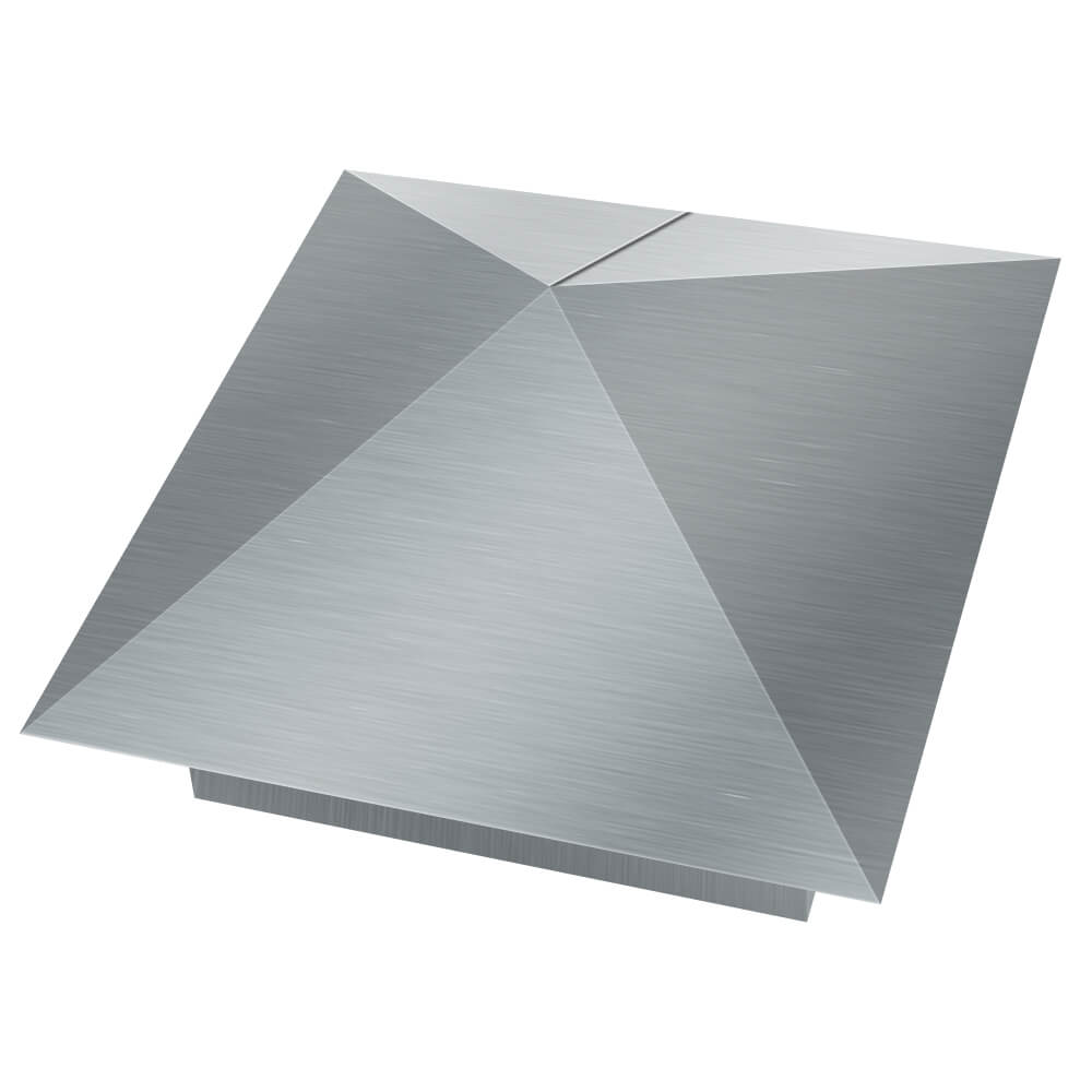 Колпак металлический 380х380мм оцинкованный заборный Нефтеюганск фото