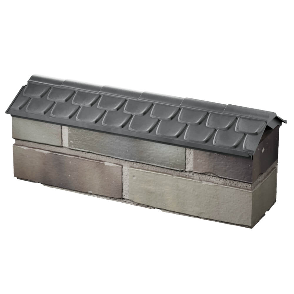 Парапет Zking Эльбрус Серый с посадкой на 0.5 кирпича (130мм) в Нефтеюганске фото