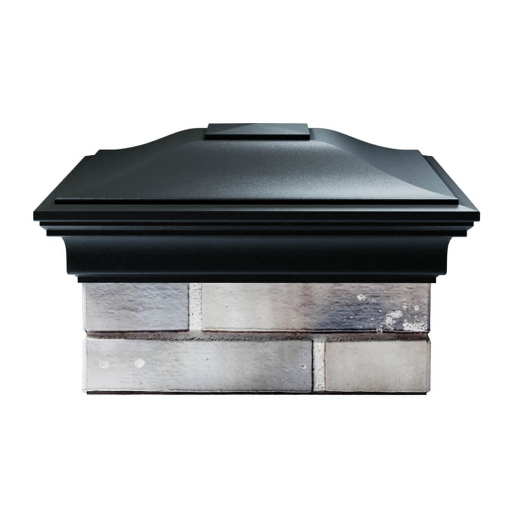 Колпак Zking Монблан Черный на столб 1.5х1.5 еврокирпича 0.7НФ (355х355мм) Нефтеюганск фото