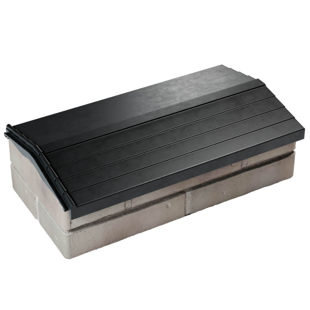 Парапет Zking Бона ХайТек Черный с посадкой на 1 кирпич (200/225/255мм) в Нефтеюганске фото