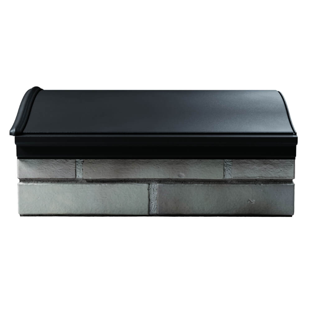 Парапет Zking Монблан Черный посадка на 1.5 кирпича (355/385мм) в Нефтеюганске фото