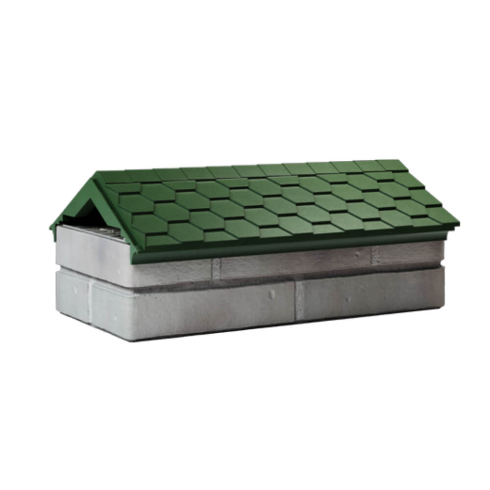 Парапет Zking Эверест Зеленый с посадкой на 1 кирпич (200/225/255мм) Нефтеюганск фото