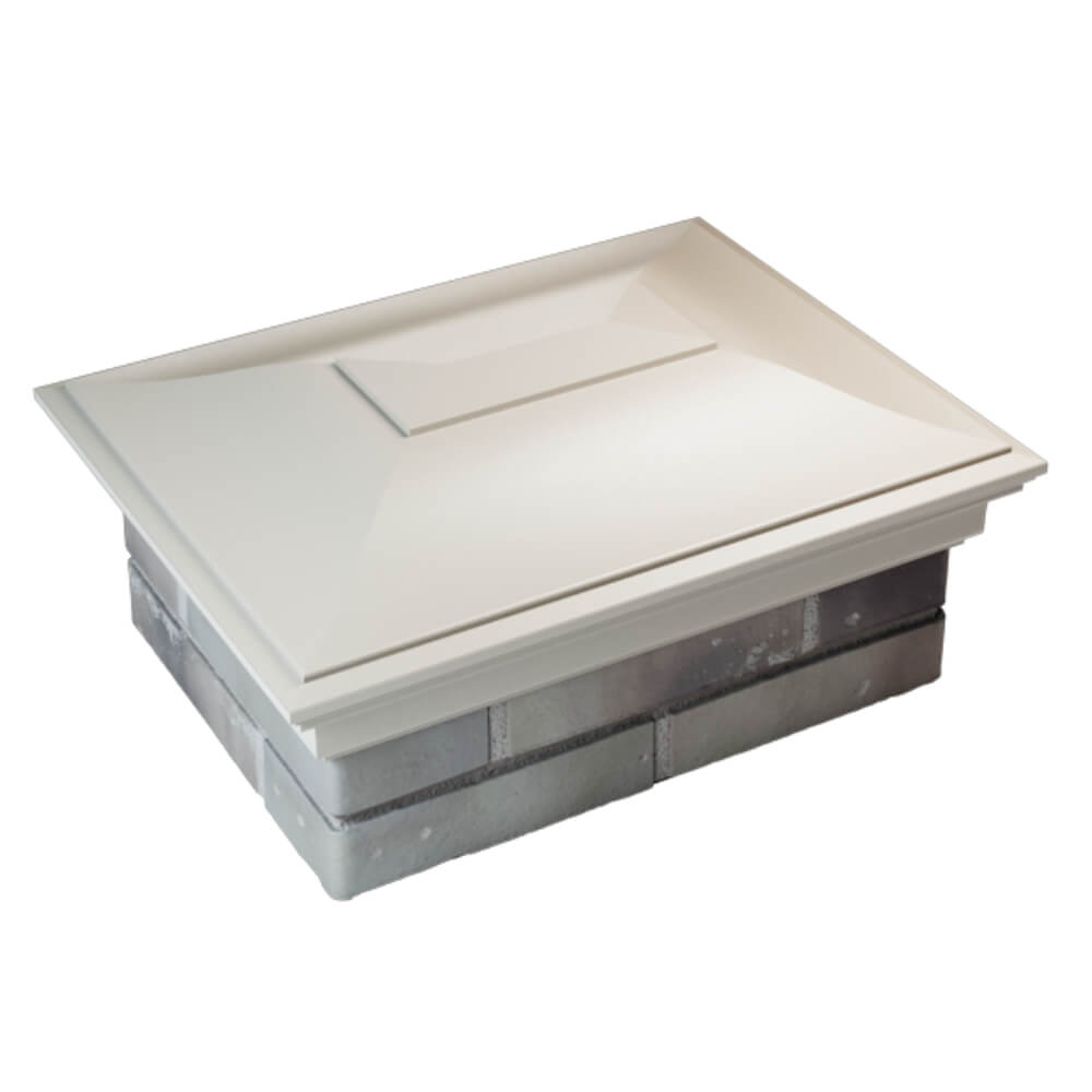 Колпак Zking Монблан Бежевый на столб 2х1.5 кирпича (515х385мм) Нефтеюганск фото