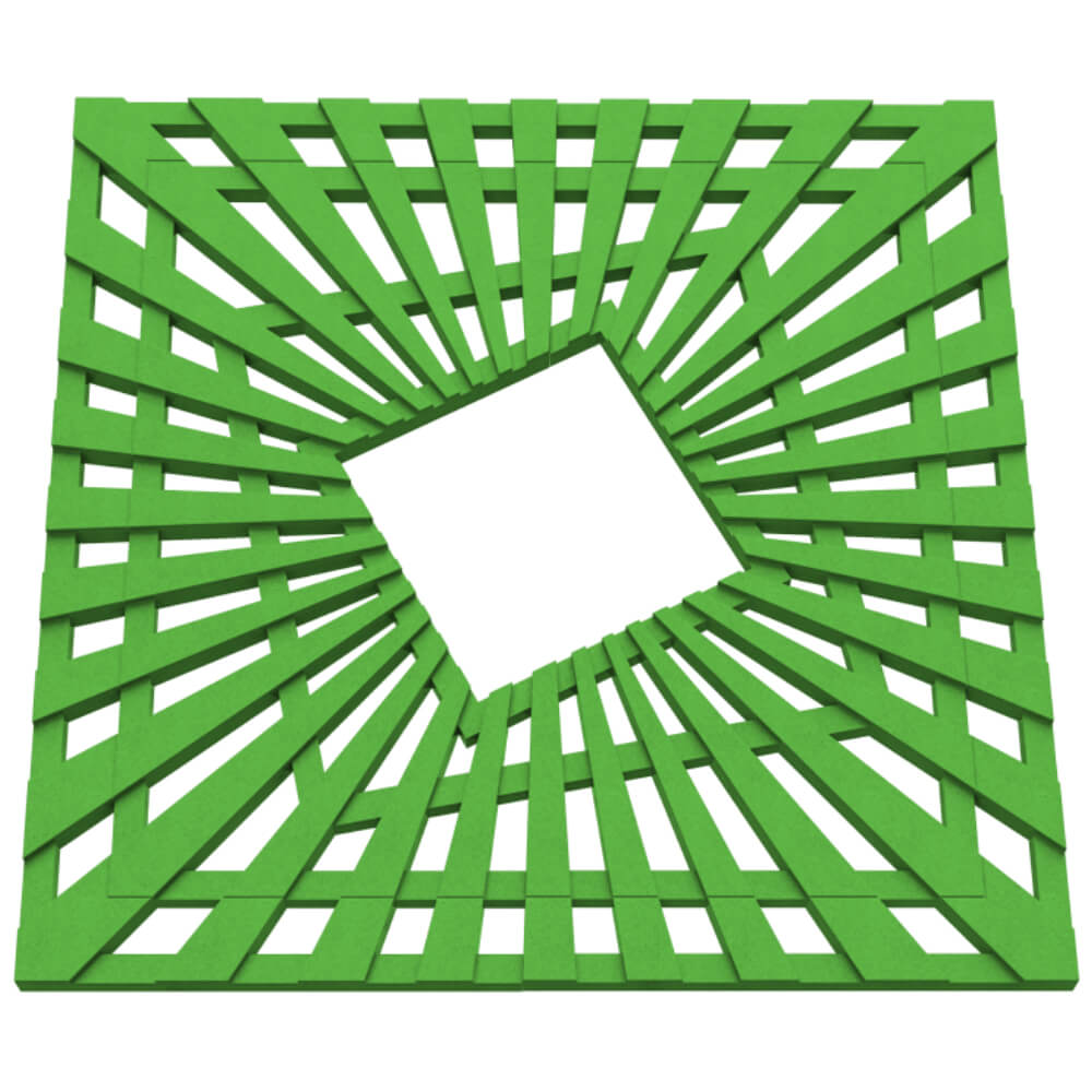 Приствольная решетка для дерева ZKING ATMOSPHERE 1.2х1.2м Зеленая в Нефтеюганске фото