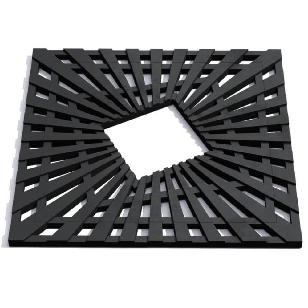 Приствольная решетка для дерева ZKING ATMOSPHERE 1.2х1.2м Черная Нефтеюганск фото