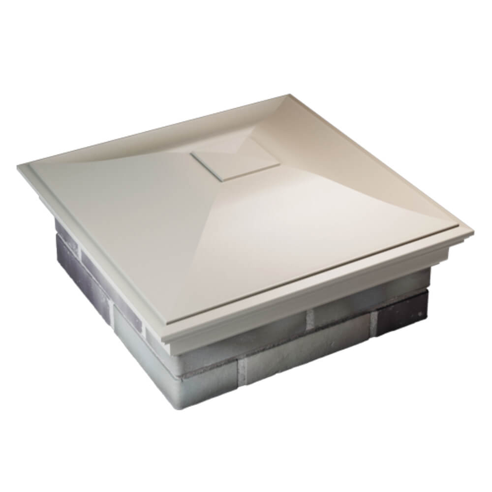 Колпак Zking Монблан Бежевый на столб 2х2 кирпича (515х515мм) Нефтеюганск фото