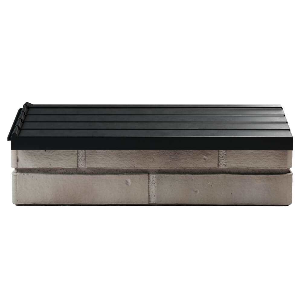 Парапет Zking Бона ХайТек Черный с посадкой на 1 кирпич (200/225/255мм) в Нефтеюганске фото