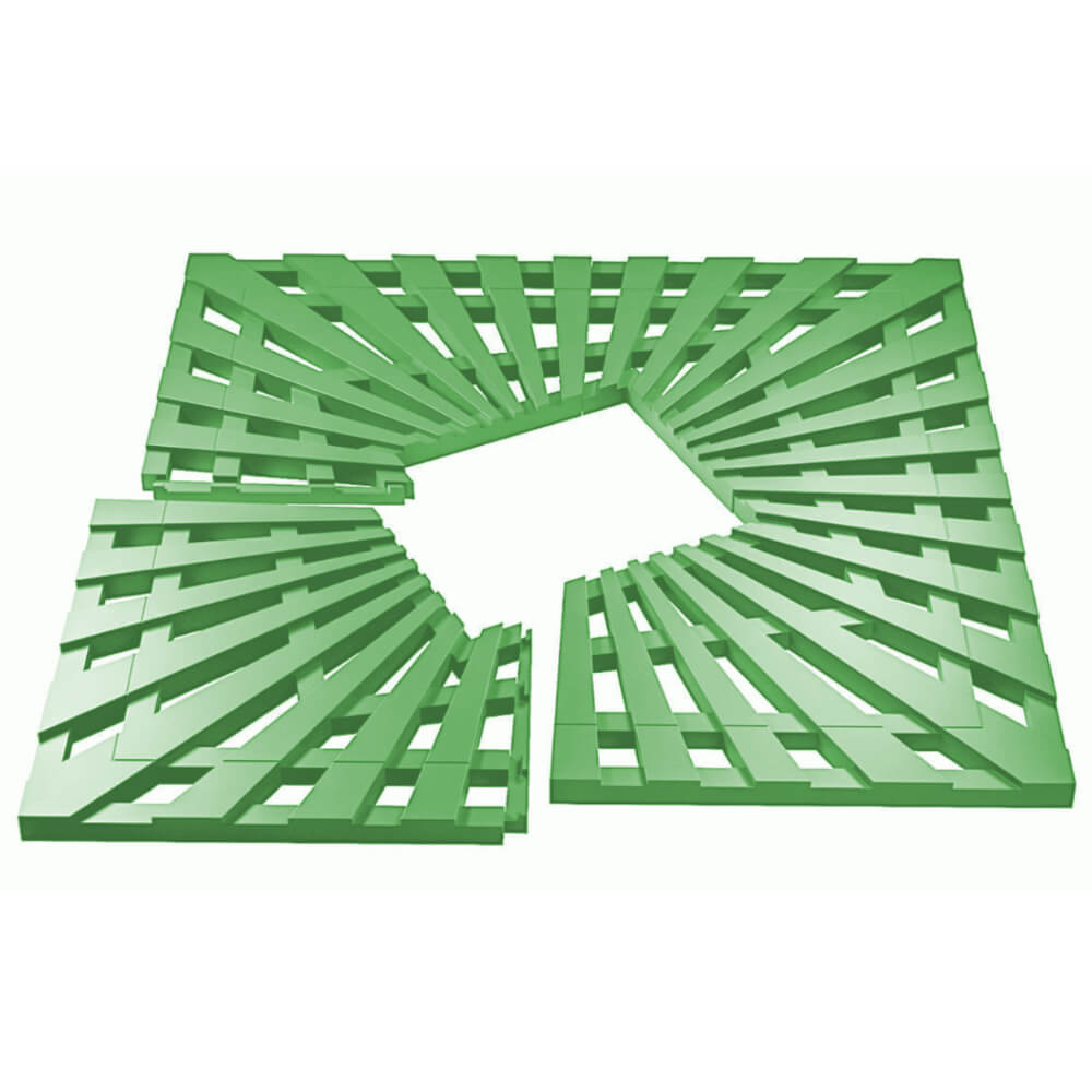 Приствольная решетка для дерева ZKING ATMOSPHERE 1.2х1.2м Зеленая в Нефтеюганске фото