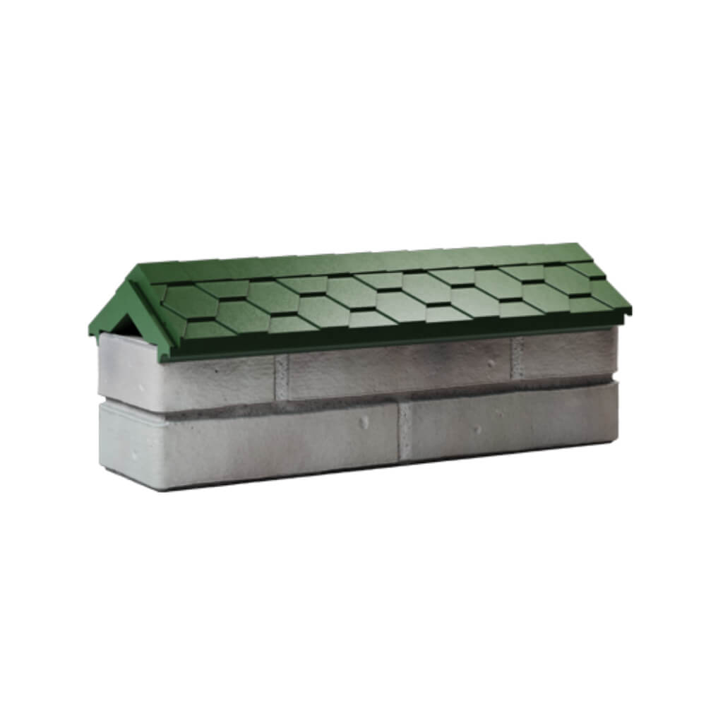 Парапет Zking Эверест Зеленый с посадкой на 0.5 кирпича (130мм) Нефтеюганск фото