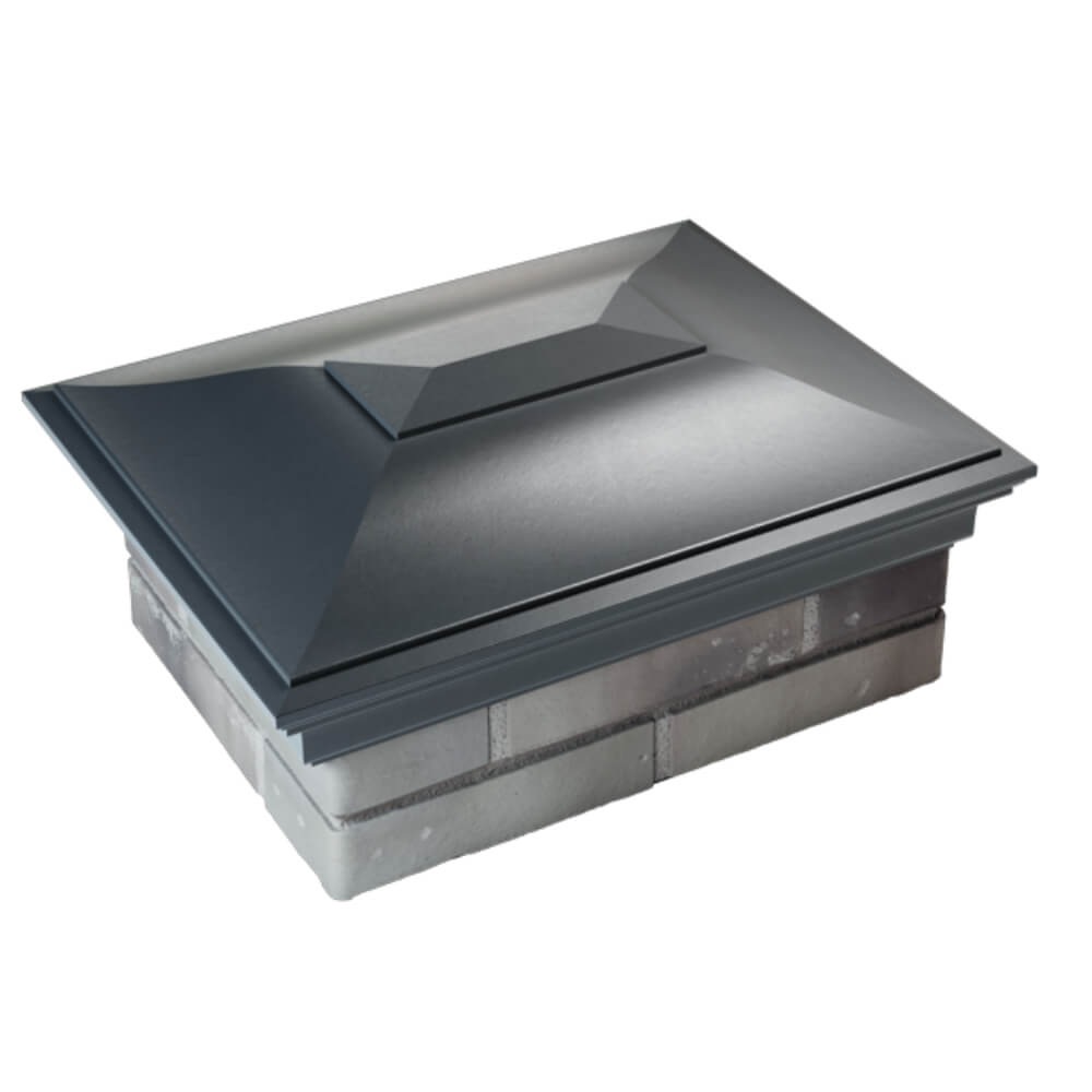 Колпак Zking Монблан Серый на столб 2х1.5 кирпича (515х385мм) Нефтеюганск фото