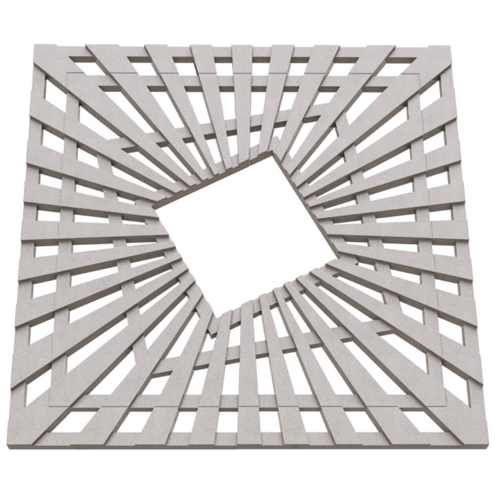 Приствольная решетка для дерева ZKING ATMOSPHERE 1.2х1.2м Бежевая в Нефтеюганске фото