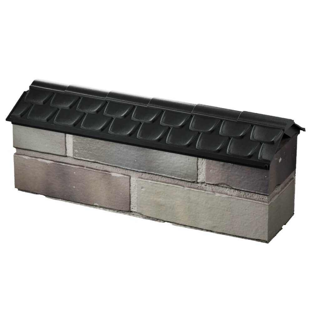 Парапет Zking Эльбрус Черный с посадкой на 0.5 кирпича (130мм) в Нефтеюганске фото