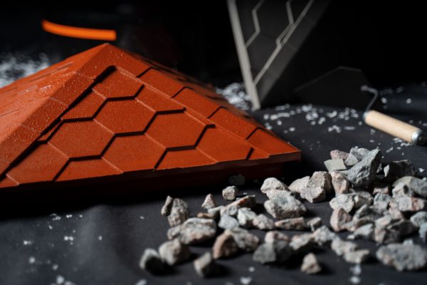 Колпак Zking Эверест Красный на столб 1.5х1.5 кирпича (390х390мм) в Нефтеюганске фото