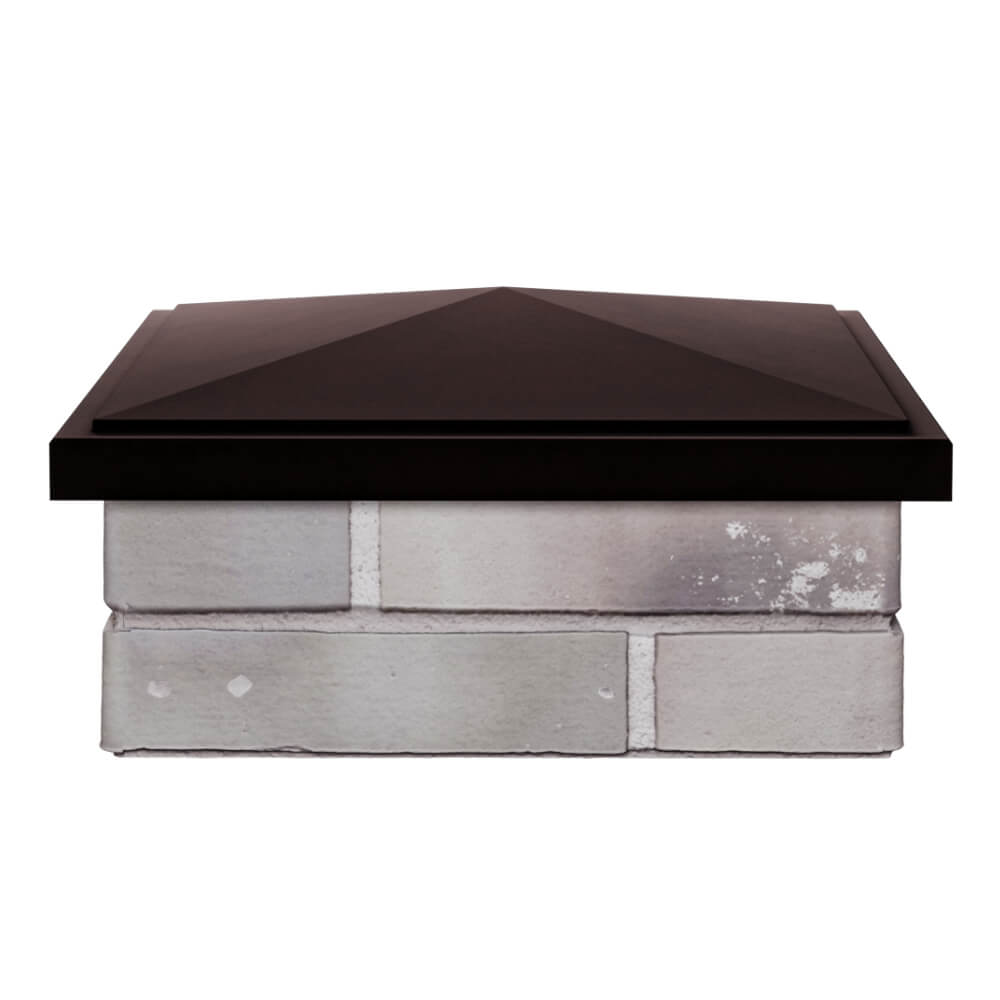 Колпак Zking БонаМоно Коричневый на столб 1.5х1.5 кирпича (385х385, 400х400мм) Нефтеюганск фото