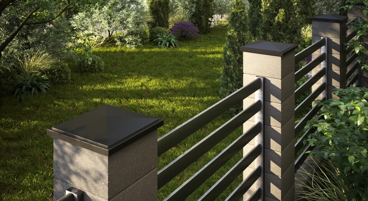 Колпак Zking БонаМоно Коричневый на столб 1.5х1.5 кирпича (385х385, 400х400мм) в Нефтеюганске фото