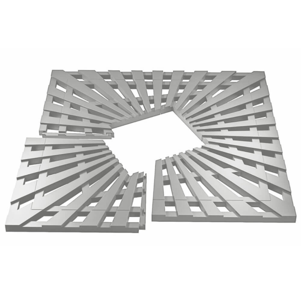 Приствольная решетка для дерева ZKING ATMOSPHERE 1.2х1.2м Бежевая в Нефтеюганске фото