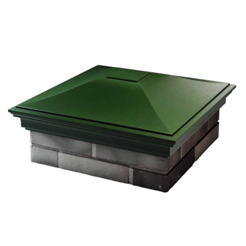 Колпак Zking Монблан Зеленый на столб 2х2 кирпича (515х515мм) в Нефтеюганске фото