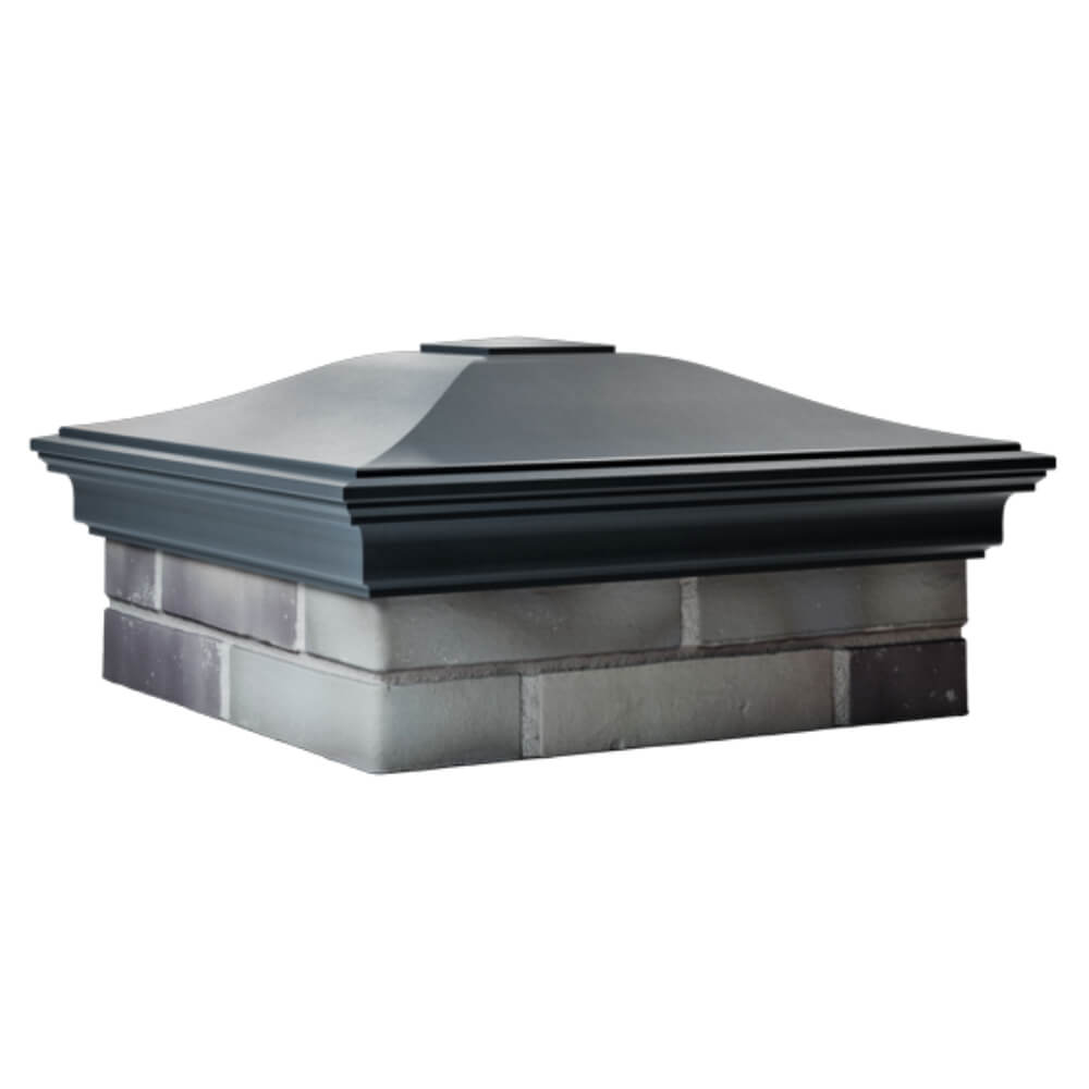 Колпак Zking Монблан Серый на столб 2х2 кирпича (515х515мм) в Нефтеюганске фото