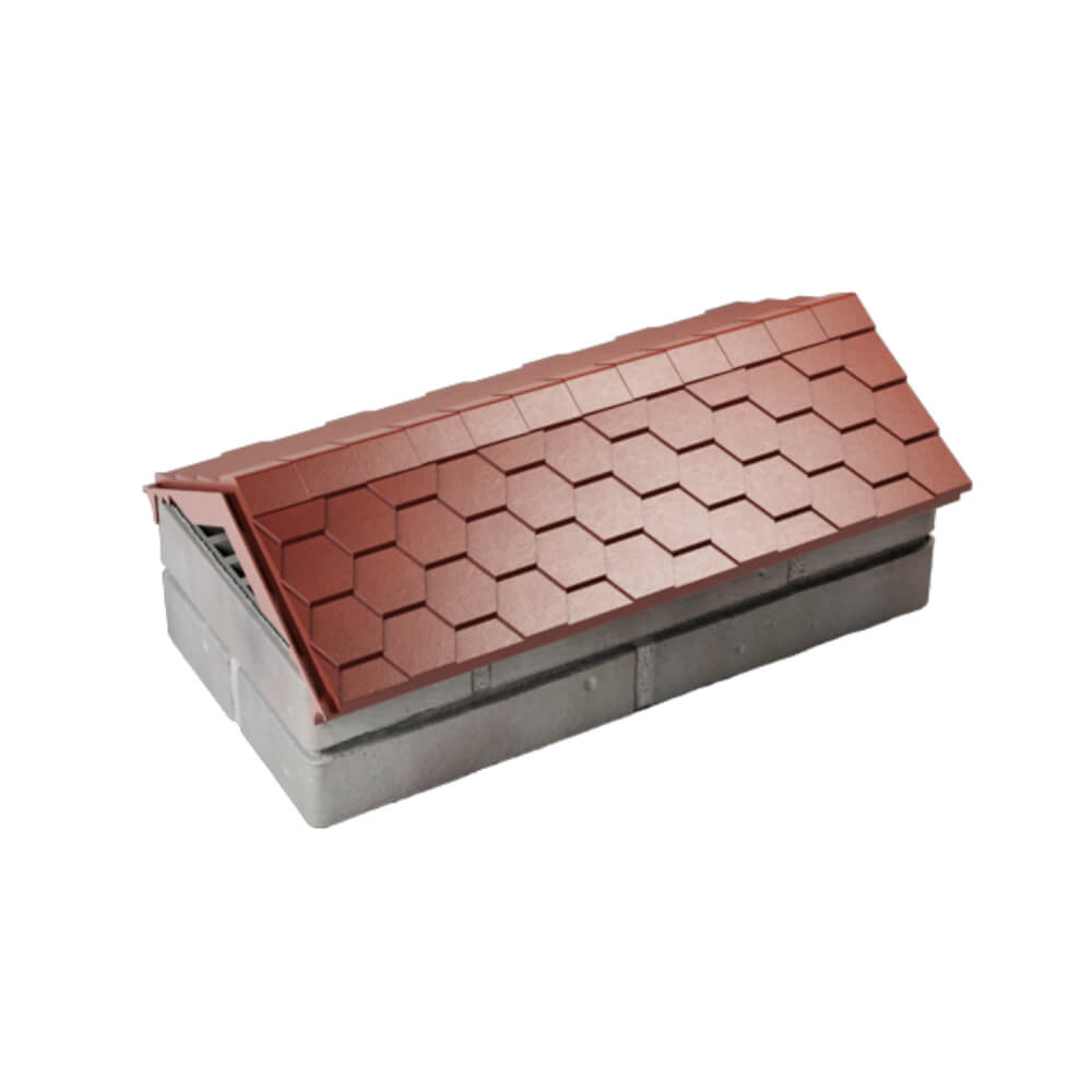 Парапет Zking Эверест Красный с посадкой на 1 кирпич (200/225/255мм) в Нефтеюганске фото