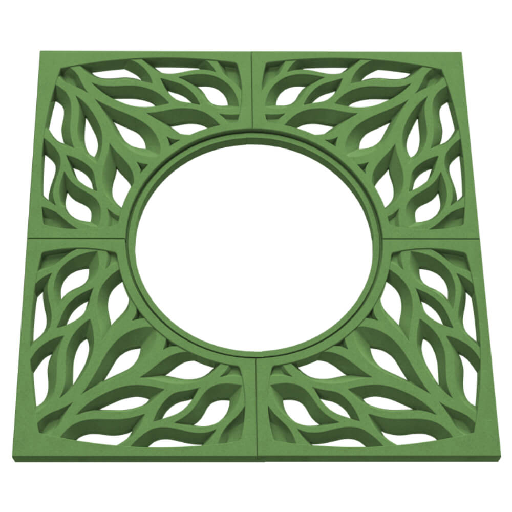 Приствольная решетка для дерева ZKING CRUST 1.2х1.2м Зеленая в Нефтеюганске фото