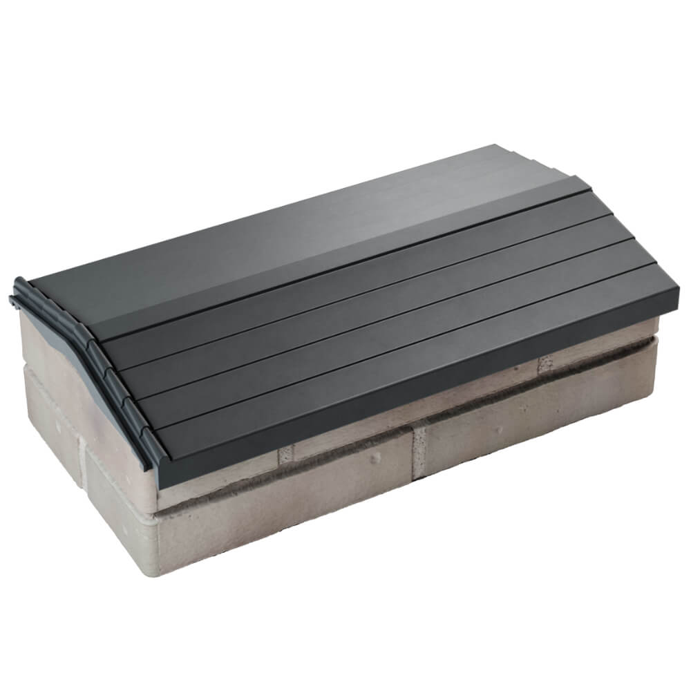 Парапет Zking Бона ХайТек Серый с посадкой на 1 кирпич (200/225/255мм) в Нефтеюганске фото