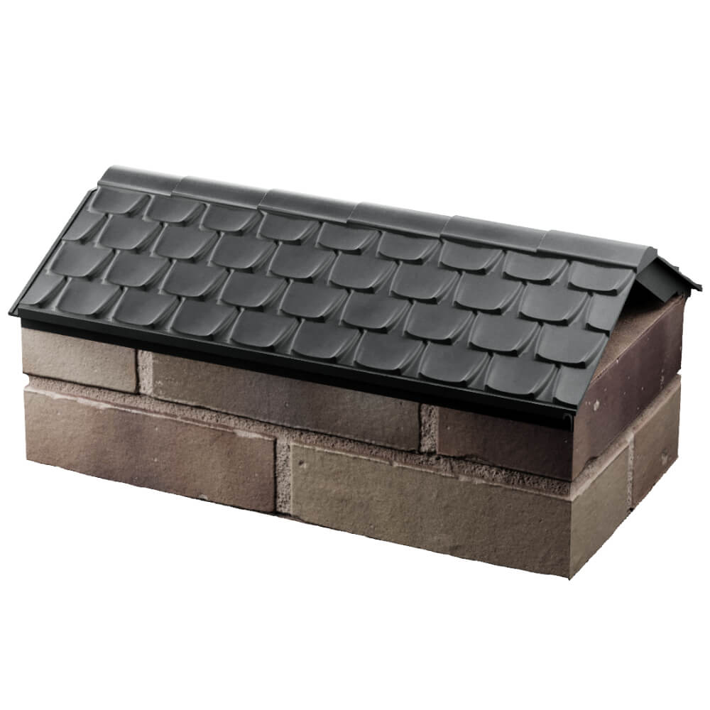 Парапет Zking Эльбрус Серый с посадкой на 1 кирпич (255мм) в Нефтеюганске фото