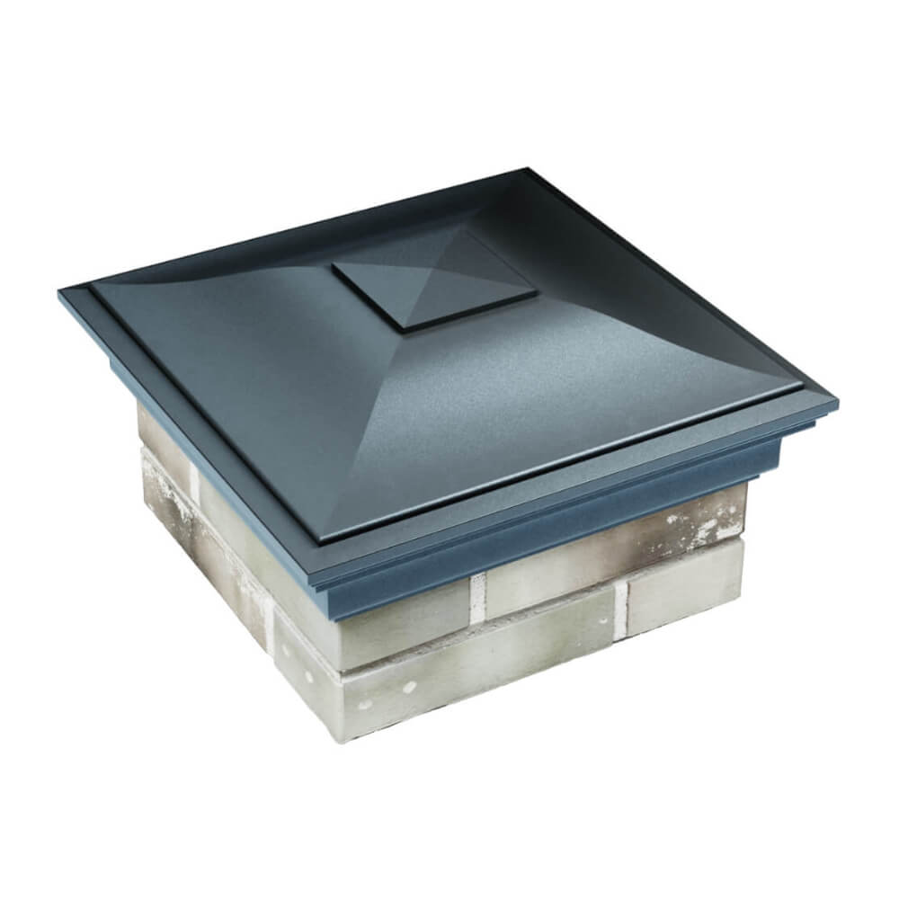 Колпак Zking Монблан Серый на столб 1.5х1.5 еврокирпича 0.7НФ (355х355мм) в Нефтеюганске фото