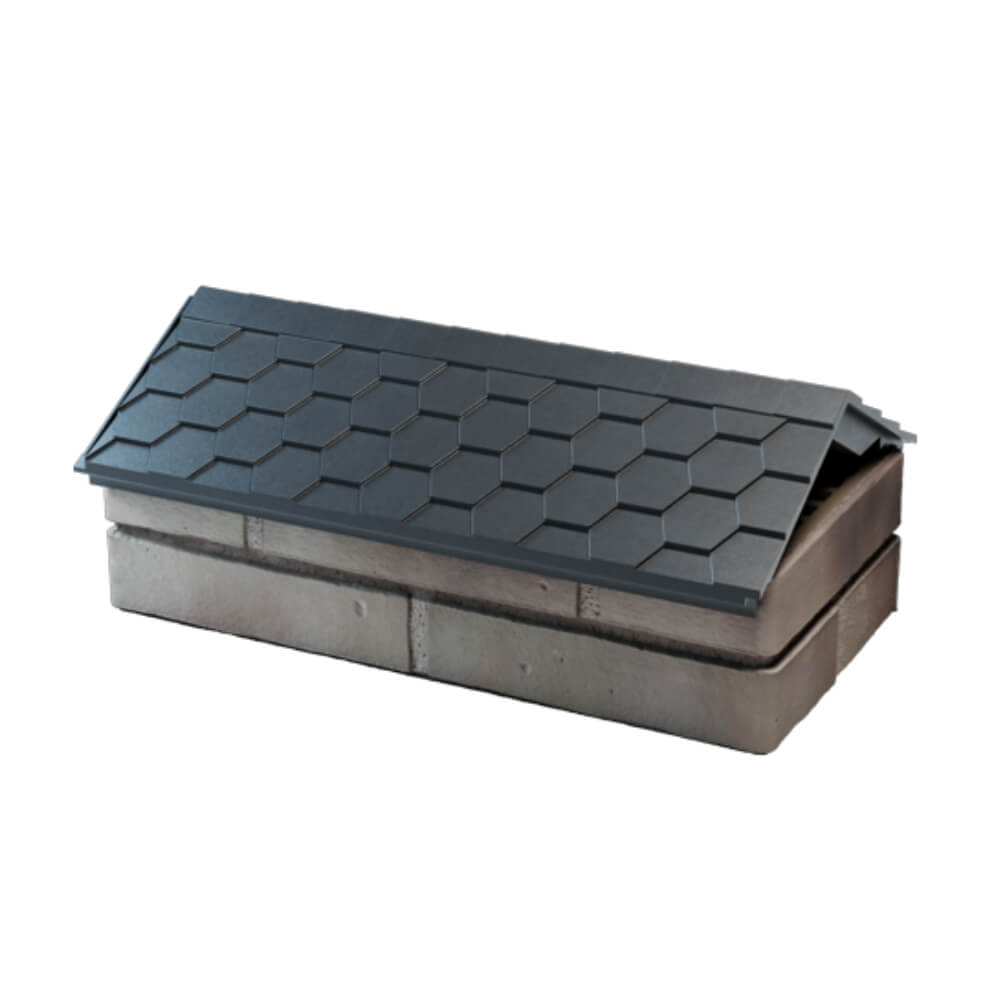 Парапет Zking Эверест Серый с посадкой на 1 кирпич (200/225/255мм) в Нефтеюганске фото