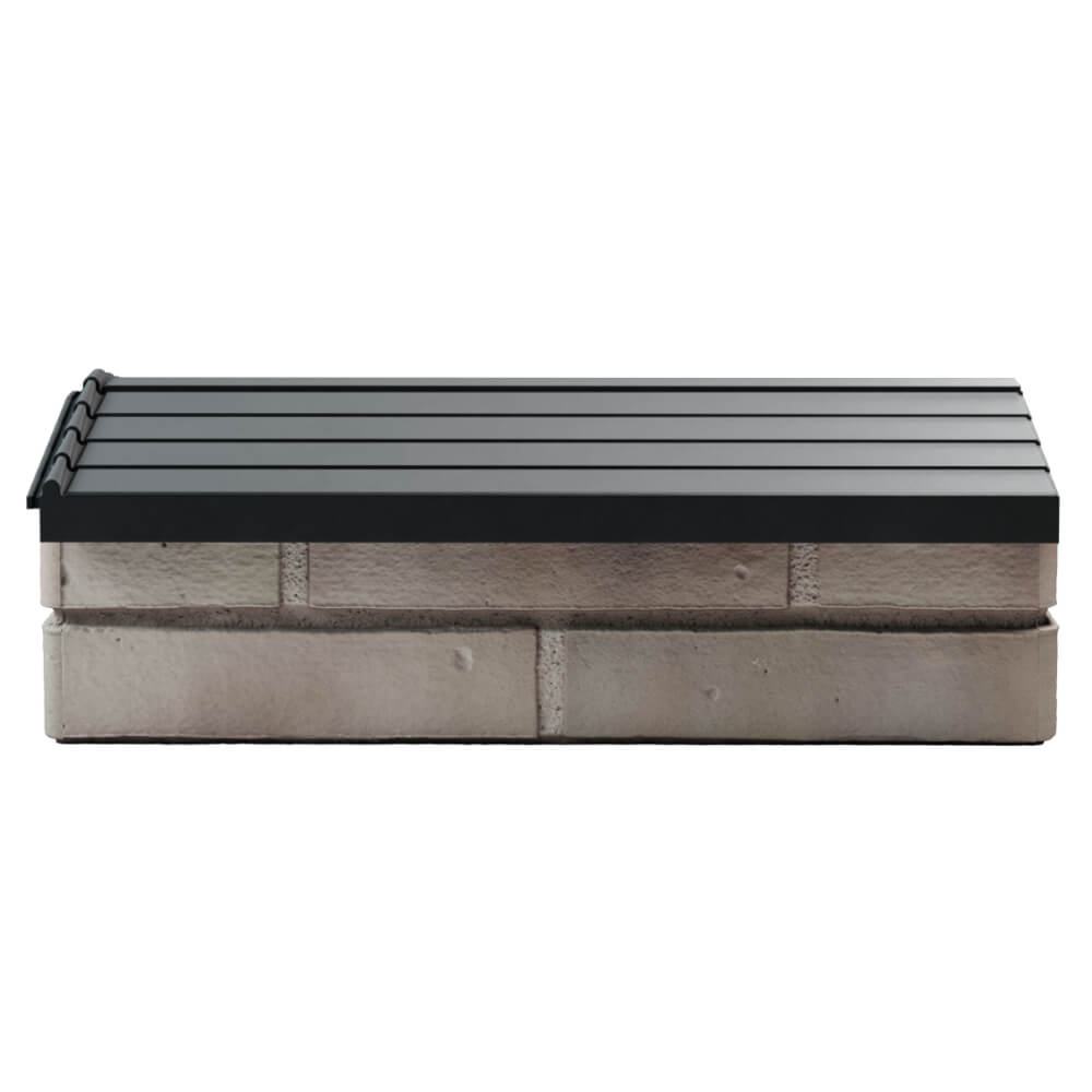 Парапет Zking Бона ХайТек Серый с посадкой на 1 кирпич (200/225/255мм) в Нефтеюганске фото