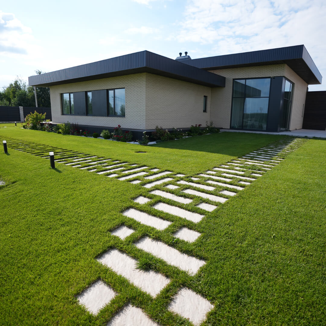 Шаговая плита STONE Светлая Галька 990х330х55мм в Нефтеюганске фото